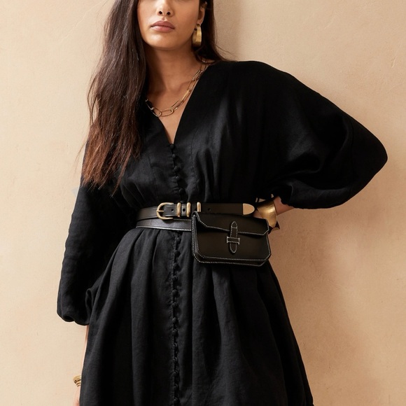 Banana Republic Elegant Button-Front Midi Dress – Worn Once - Picture 8 of 8